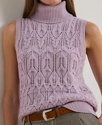 Lauren Ralph Women's Superb Plus-Bardelle Turtleneck Sweater Tank Top