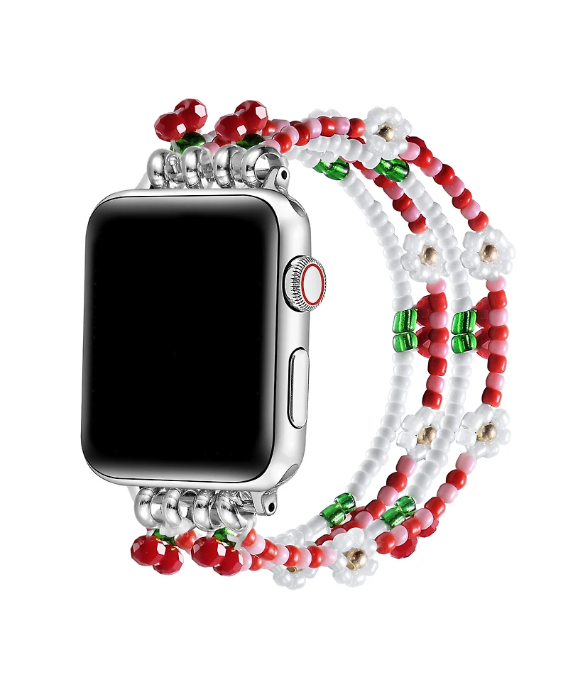 Posh Tech Cherry Beaded Band for Apple Watch