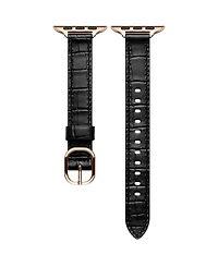 Posh Tech Carmen Skinny Croc Leather Band for Apple Watch