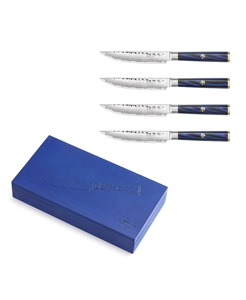 Cangshan Kita Series 4-Pc. Fine Edge Steak Knife Set