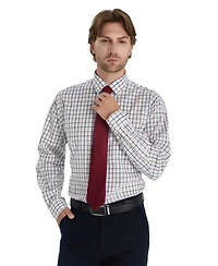Club Room Men's Windowpane Plaid Shirt, Macy's Exclusive