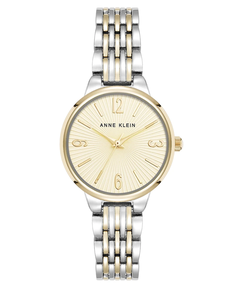 Anne Klein Women's Quartz Two-Tone Metal Alloy Watch, 30mm