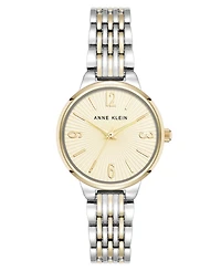 Anne Klein Women's Quartz Two-Tone Metal Alloy Watch, 30mm