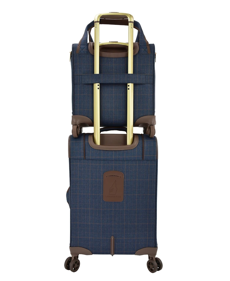 London Fog Brentwood Iv 15" 4 Wheel Under the Seat Bag