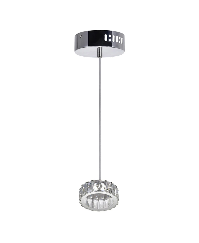 Cwi Lighting 4" Metal Milan Led Mini Pendant