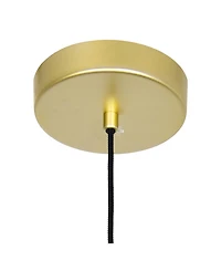 Cwi Lighting 15.5" Metal Lena Led Integrated Mini Pendant