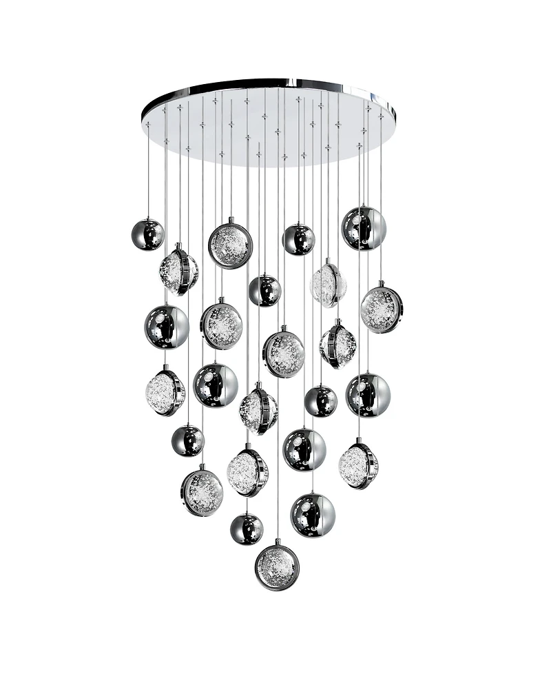 Cwi Lighting 42" Metal Salvador Led Integrated Chandelier