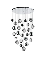 Cwi Lighting 42" Metal Salvador Led Integrated Chandelier