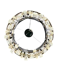 Cwi Lighting 26" Metal Aya Led Integrated Chandelier