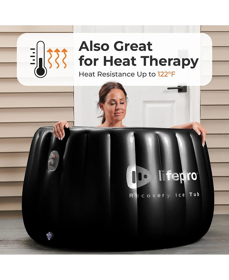 Lifepro Self-Inflatable Portable Ice Bath Tub