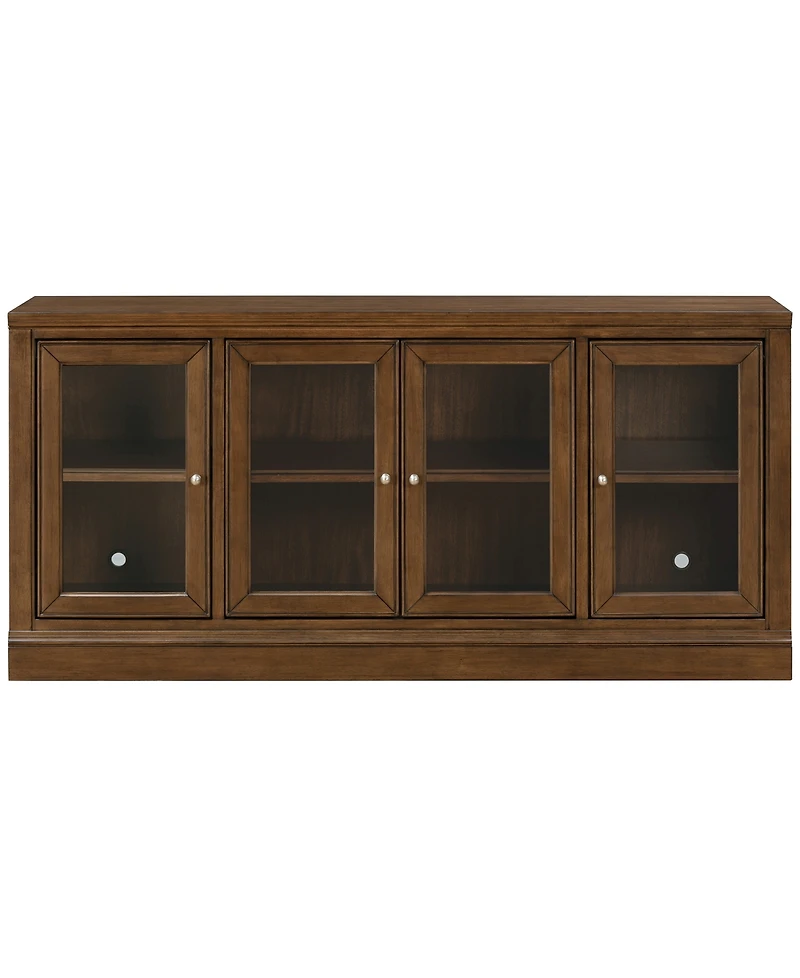 Amren 65" 4 Door Console and Open Bases with Drawers