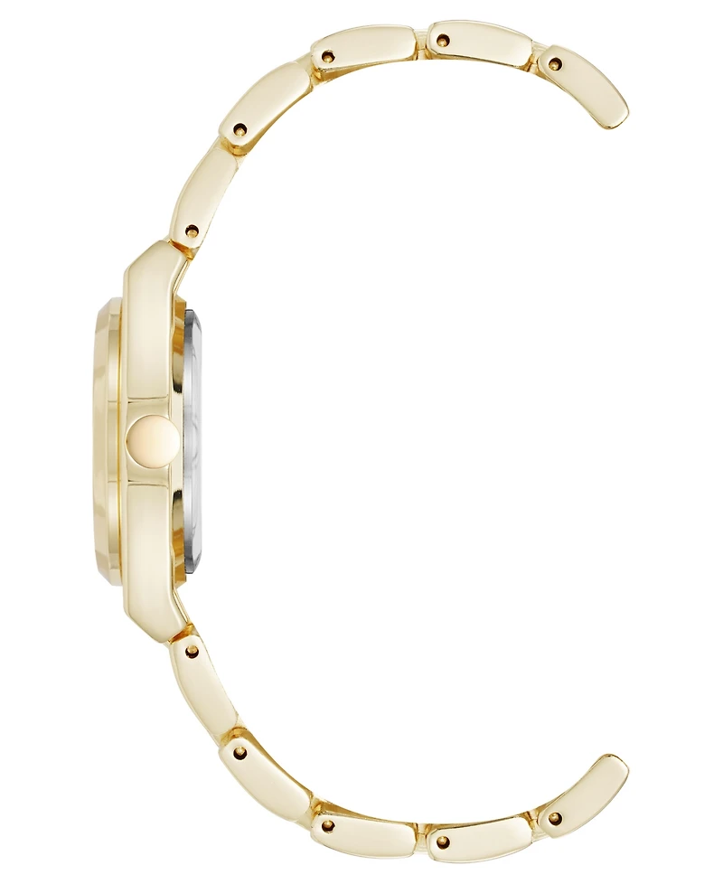 Anne Klein Women's Quartz Minimalist Gold-Tone Metal Alloy Watch