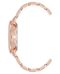 Anne Klein Women's Quartz Premium Rose Gold-Tone Metal Alloy Watch, 35mm