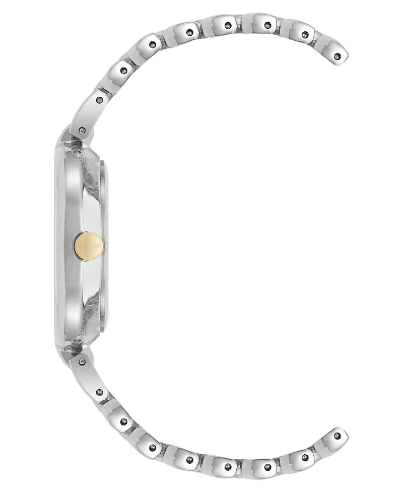 Anne Klein Women's Quartz Contemporary Silver-Tone Metal Alloy Watch, 35mm