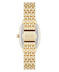 Anne Klein Women's Quartz Delicate Oval Gold-Tone Metal Alloy Watch, 23mm