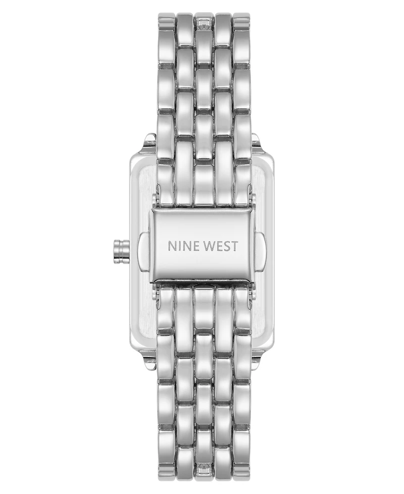 Anne Klein Women's Quartz Casual Silver-Tone Metal Alloy Watch, 23mm
