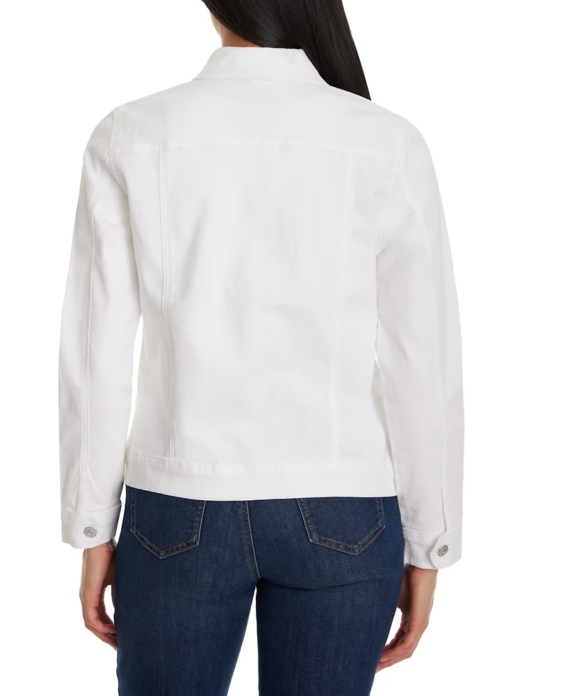 Gloria Vanderbilt Petite Amanda Denim Trucker Jacket