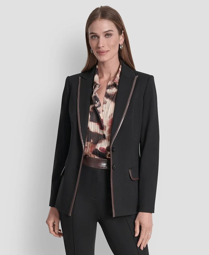 Dkny Women's Two-Button Ponte Jacket