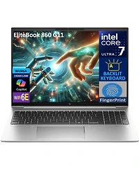 Hp EliteBook 860 G11Laptop 16.0" Wuxga Display (Intel Ultra 7 165U , 32GB DDR5, 256GB PCIe Ssd, Intel Graphics,Fp, 2 TB4, Bt 5.3, Win 11 Pro)