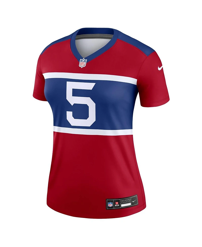 Nike Women's Kayvon Thibodeaux Red New York Giants Alternate Legend Player Performance Top