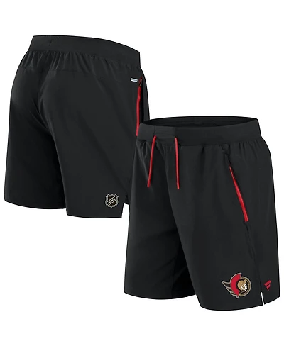 Fanatics Men's Black Ottawa Senators Authentic Pro Rink Performance Shorts