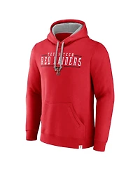 Fanatics Men's Red Texas Tech Raiders Second Wind Distressed Pullover Hoodie