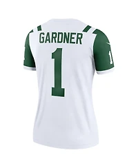 Nike Women's Ahmad Sauce Gardner Classic Alternate White New York Jets Legend Player Performance Top