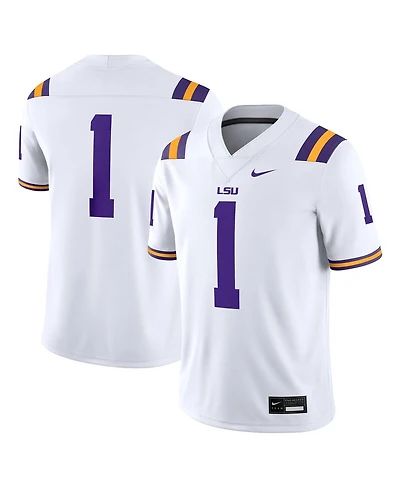 Nike Men's 1 White Lsu Tigers Game Jersey