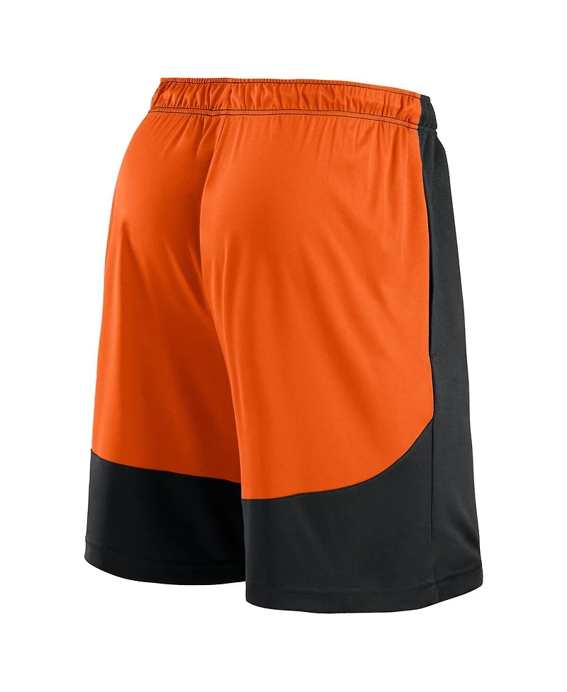 Fanatics Men's Black/Orange Cincinnati Bengals Launch Shorts