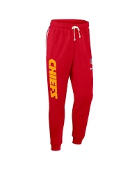 Nike Men's Red Kansas City Chiefs Sideline Ground Game Performance Taper Pants