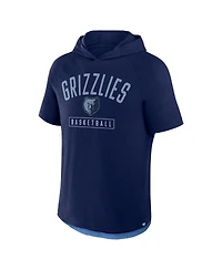Fanatics Men's Navy Memphis Grizzlies Pass Legend Raglan Hoodie T-Shirt