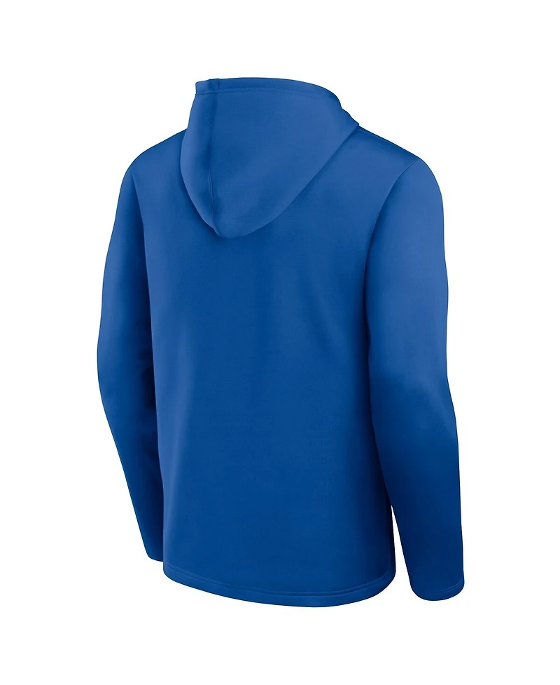 Logo Athletic Men's Royal Buffalo Bills Head Start Pullover Hoodie