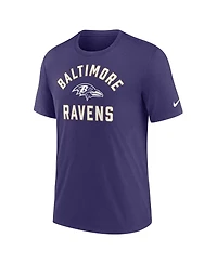 Nike Men's Purple Baltimore Ravens Favorable Timeline Tri-Blend T-Shirt
