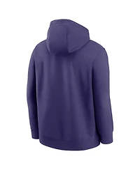 Nike Men's Purple Baltimore Ravens Busted Play Club Fleece Pullover Hoodie
