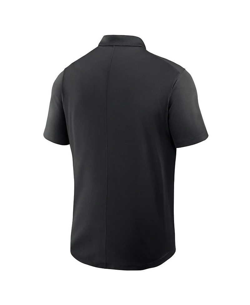 Nike Men's Black Pittsburgh Steelers Rewind Victory Performance Polo Shirt
