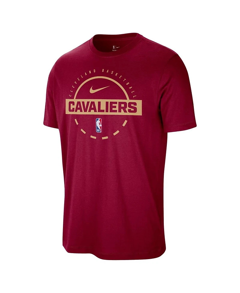 Nike Men's Wine Cleveland Cavaliers Authentic Practice T-Shirt