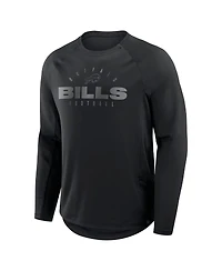 Fanatics Men's Black Buffalo Bills Coverage Scheme Long Sleeve T-Shirt