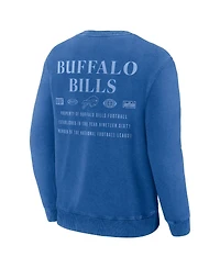 Fanatics Men's Royal Buffalo Bills Deep Route Pullover Sweatshirt