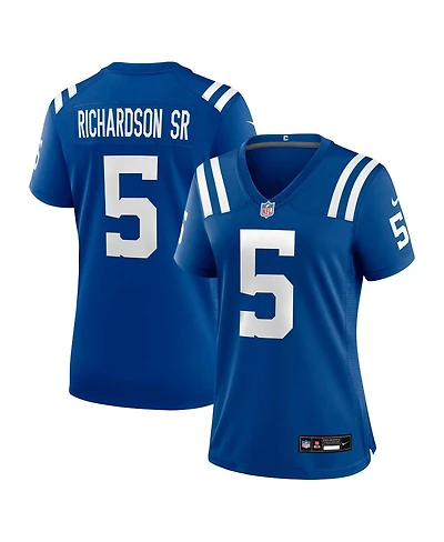 Nike Women's Anthony Richardson Sr. Royal Indianapolis Colts Team Game Jersey