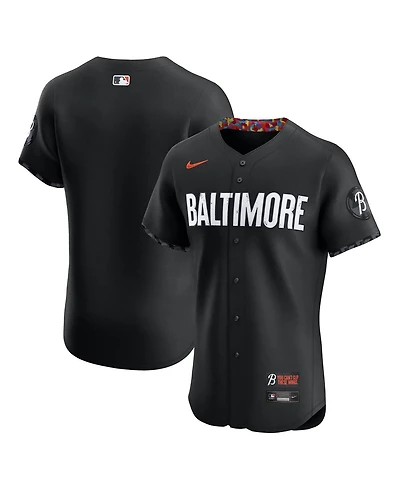Nike Men's Black Baltimore Orioles City Connect Elite Jersey