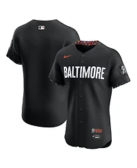 Nike Men's Black Baltimore Orioles City Connect Elite Jersey