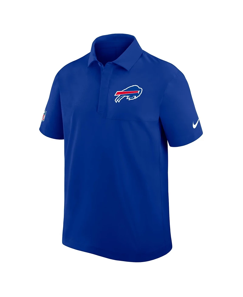 Nike Men's Royal Buffalo Bills Sideline City Pride Woven Performance Polo Shirt