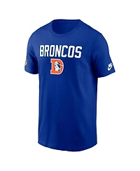 Nike Men's Royal Denver Broncos Alt Pack Onside Conversion Performance T-Shirt