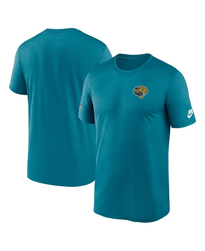 Nike Men's Teal Jacksonville Jaguars Sideline Alt Pack Small Logo Legend Performance T-Shirt