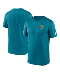 Nike Men's Teal Jacksonville Jaguars Sideline Alt Pack Small Logo Legend Performance T-Shirt