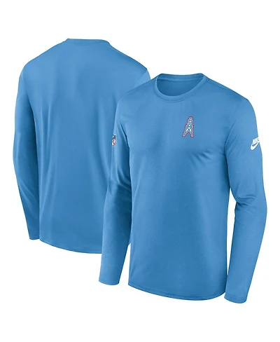 Nike Men's Navy Tennessee Titans Legend Small Logo Performance Long Sleeve T-Shirt