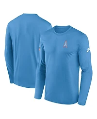 Nike Men's Navy Tennessee Titans Legend Small Logo Performance Long Sleeve T-Shirt