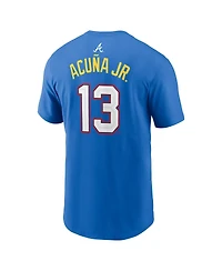 Nike Men's Ronald Acuna Jr. Blue National League 2025 All-Star Edition Name Number T-Shirt