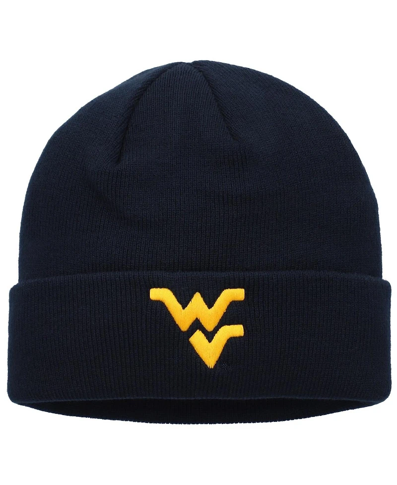 Top of the World Men's Navy West Virginia Mountaineers Logo Cuffed Knit Hat