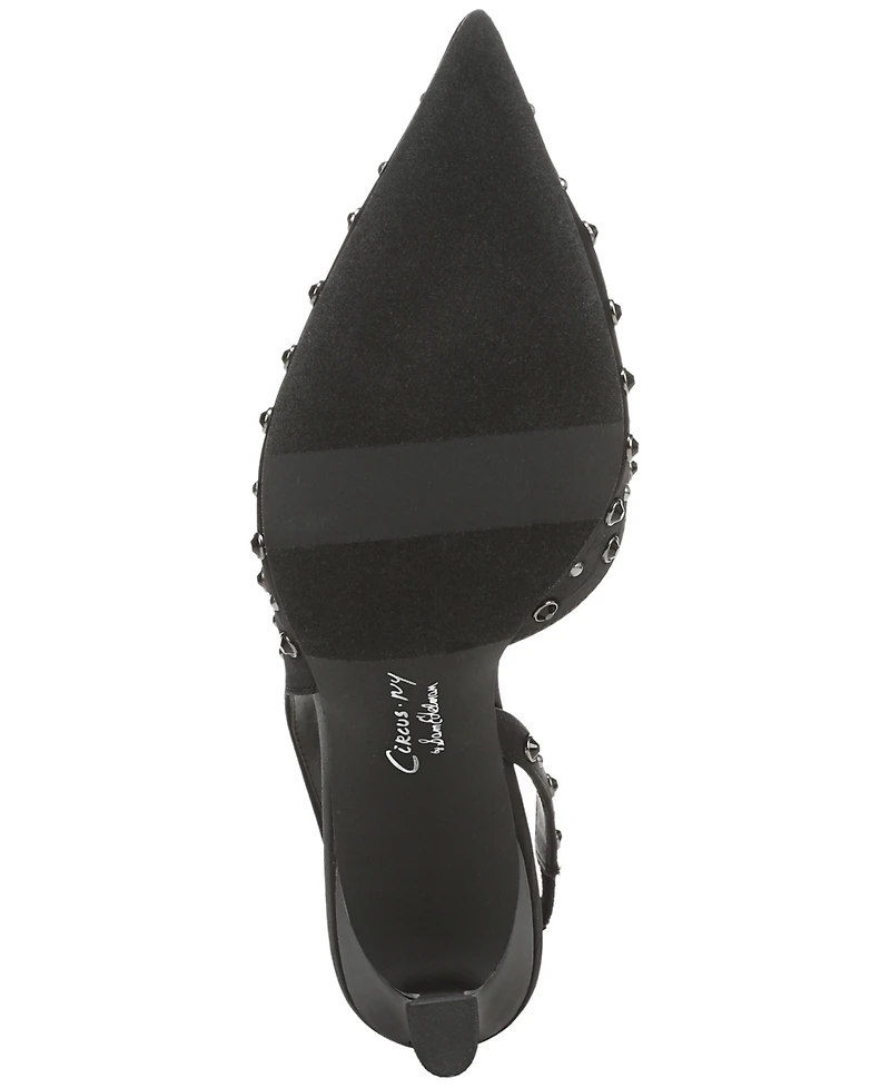 Circus Ny by Sam Edelman Women's Tallie Rhinestone Pointed-Toe Asymmetrical Pumps